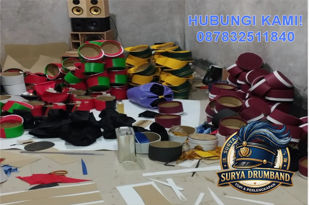 Distributor topi drumband Yogyakarta siap kirim seluruh Indonesia