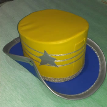 topi cg kuning biru