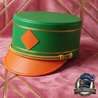 Topi drumband SD ukuran anak usia 7-12 tahun