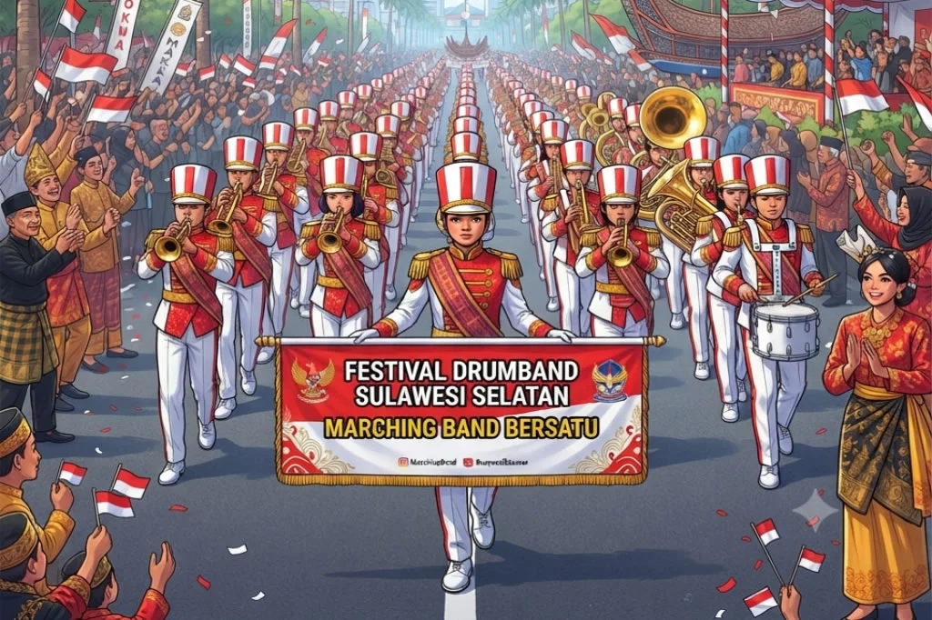 Tempat membeli topi drumband TK SD SMP SMA di Sulawesi Selatan
