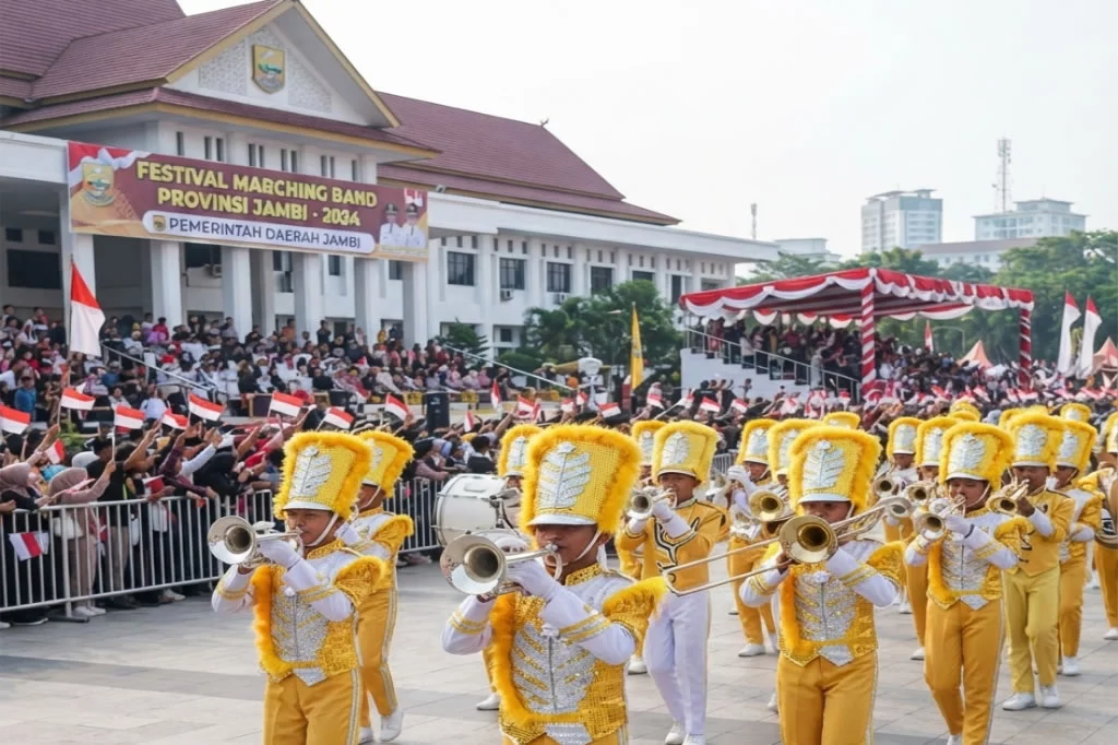 Tempat pesan dan membeli topi drumband di Jambi